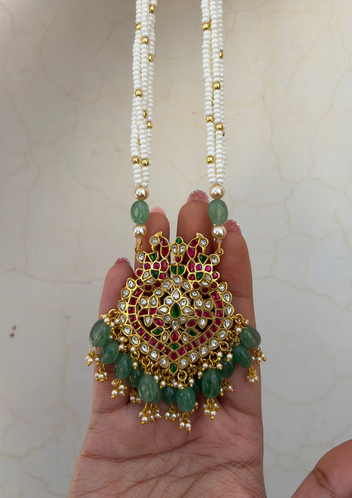 Raina 2-in-1 Reversible Jadau Kundan Necklace