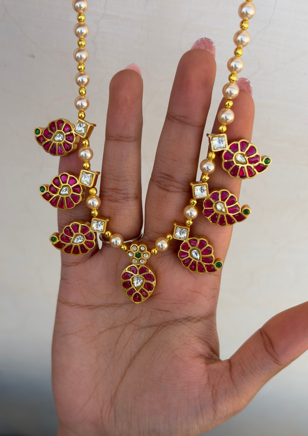 Nishita 2-in-1 Reversible Jadau Kundan Necklace