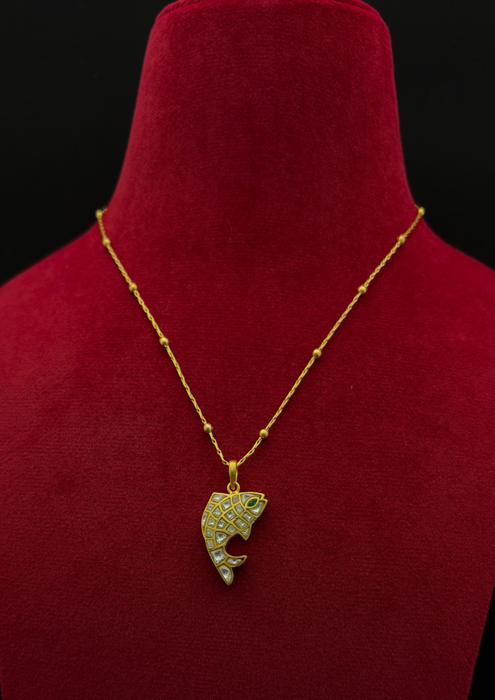 Matsya 2-in-1 Jadau Kundan Necklace