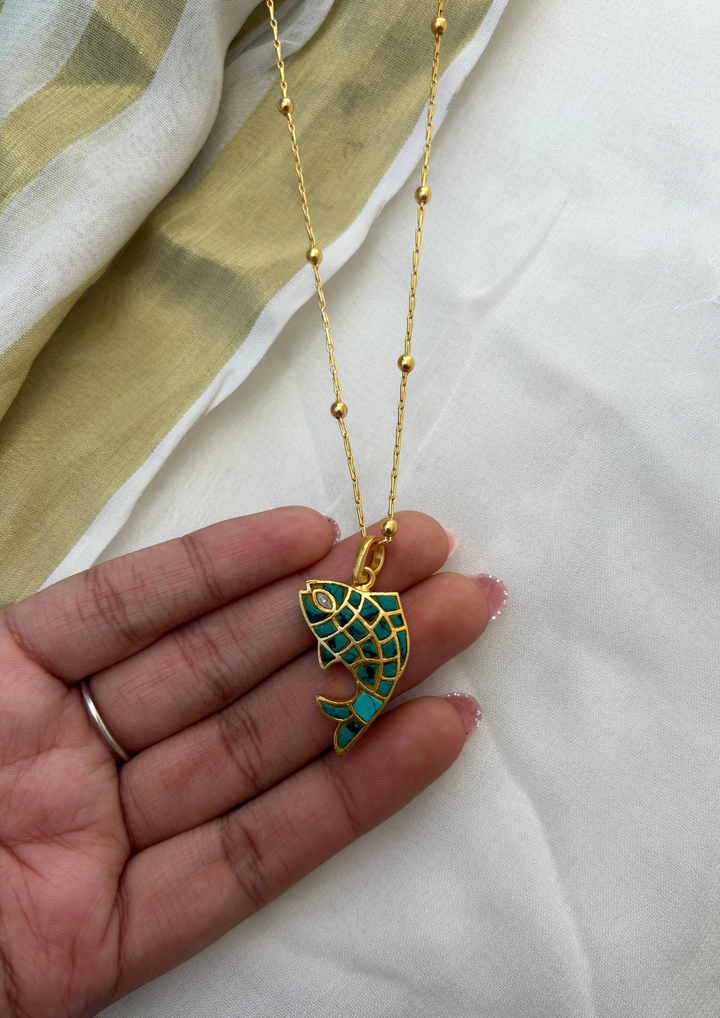 Matsya 2-in-1 Jadau Kundan Necklace
