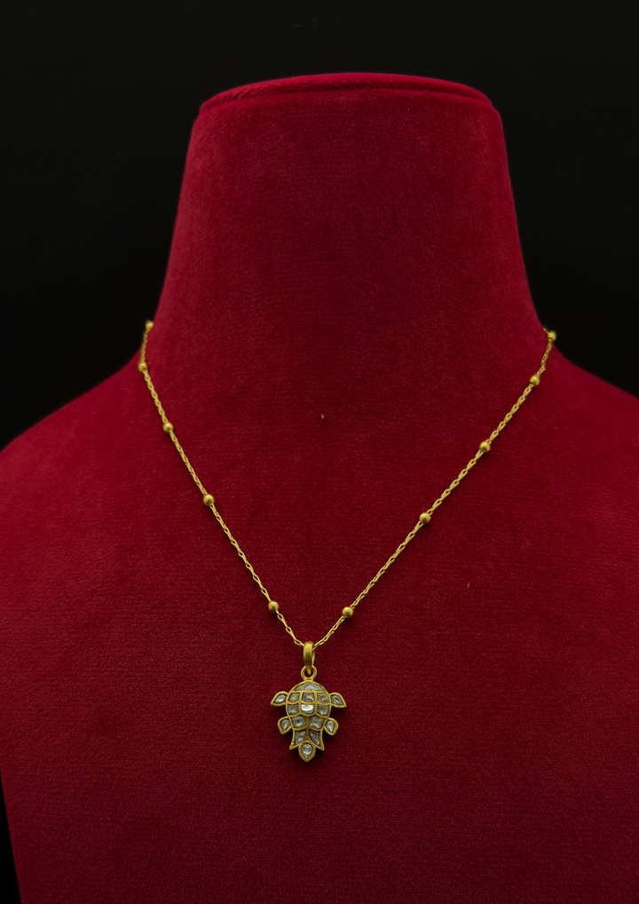 Somika Jadau Kundan Fish Necklace