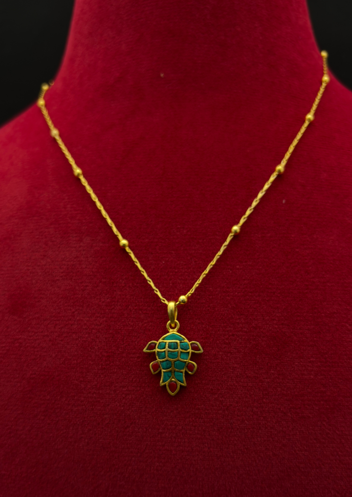 Somika Jadau Kundan Fish Necklace