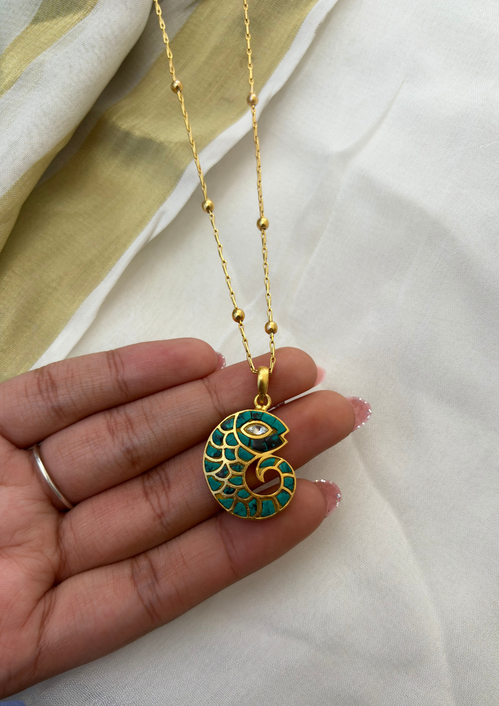 Meen 2-in-1 Reversible Jadau Kundan Necklace
