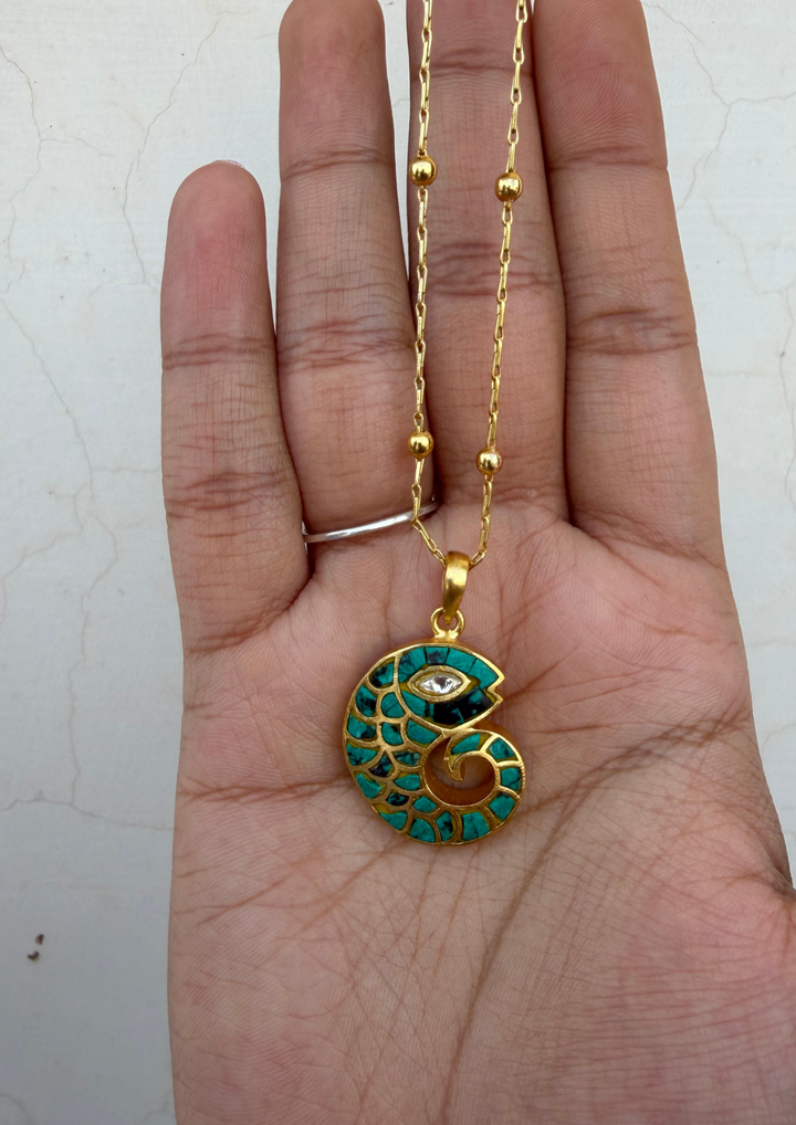 Meen 2-in-1 Reversible Jadau Kundan Necklace