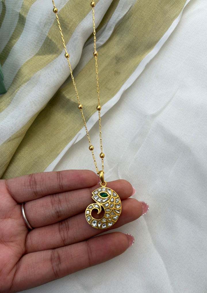 Meen 2-in-1 Reversible Jadau Kundan Necklace