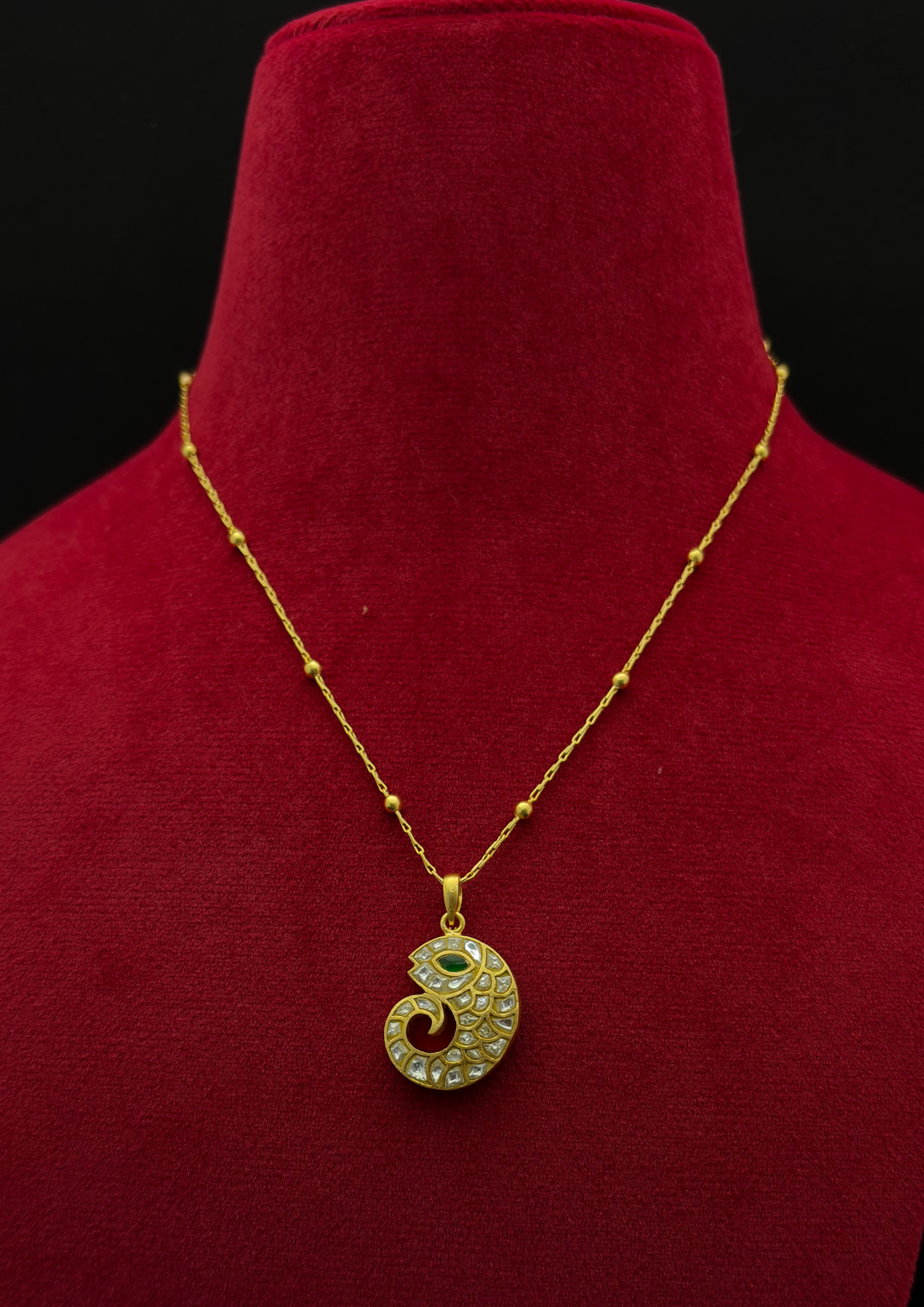 Meen 2-in-1 Reversible Jadau Kundan Necklace