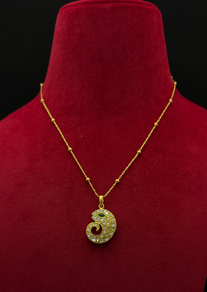Meen 2-in-1 Reversible Jadau Kundan Necklace