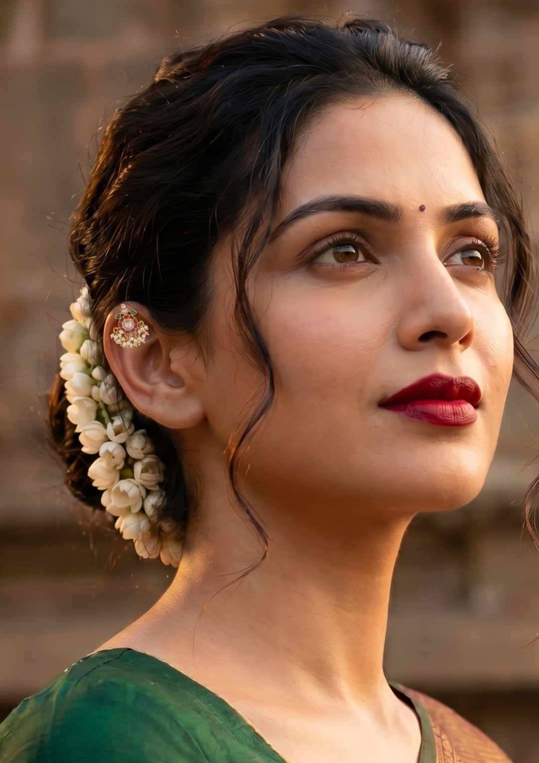 Triveni Regal Jadau Kundan Bugadi Earrings