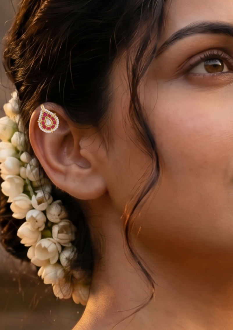 Tanushri Elegant Jadau Kundan Bugadi Earrings