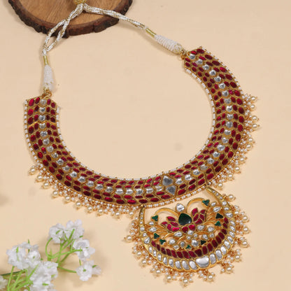 Classic Designer Bridal Jadau Kundan Heavy Necklace