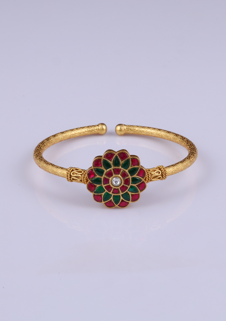 Rupal Jadau Kundan Designer Single Bangle