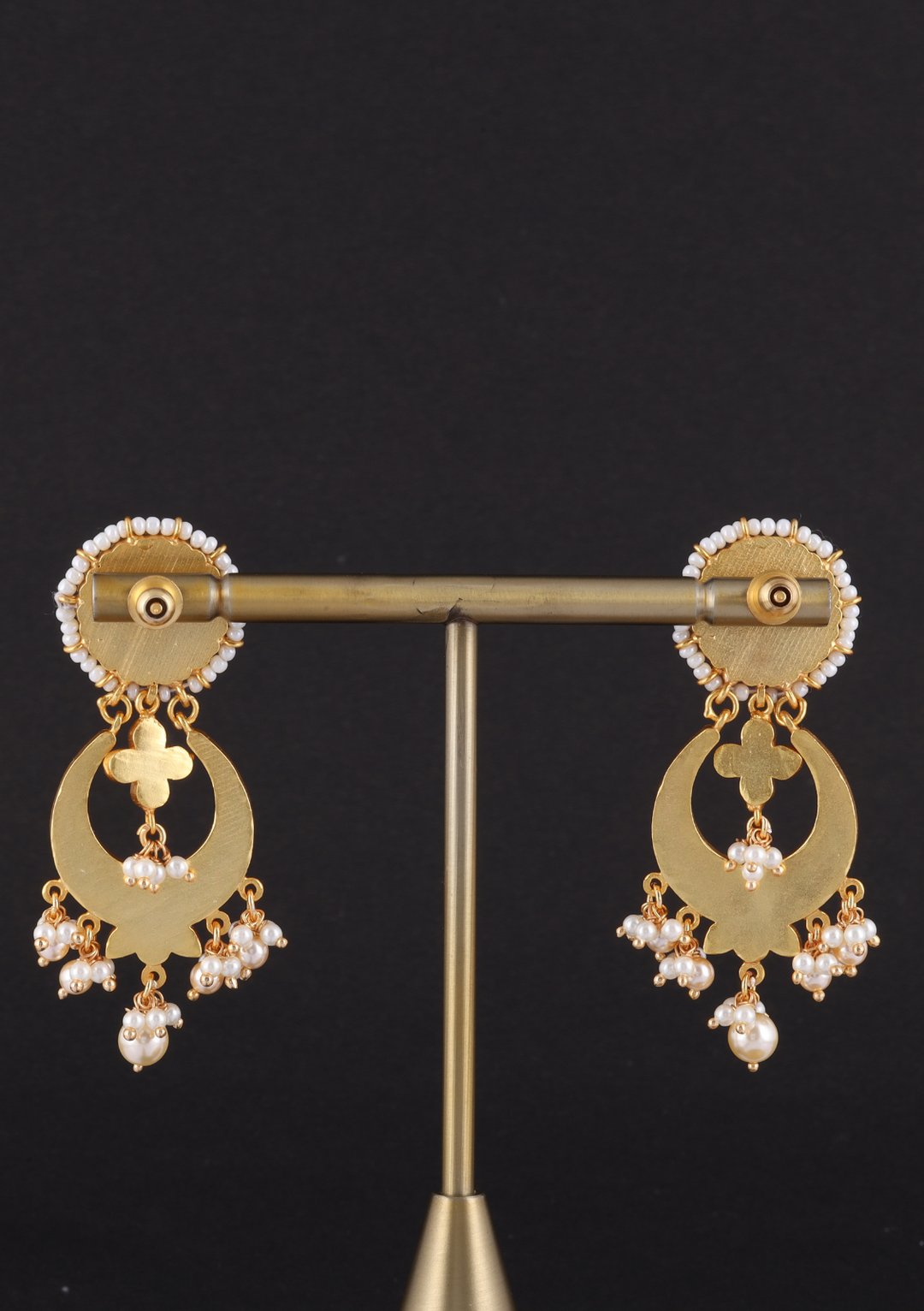 Chandrika White Jadau Kundan Earring