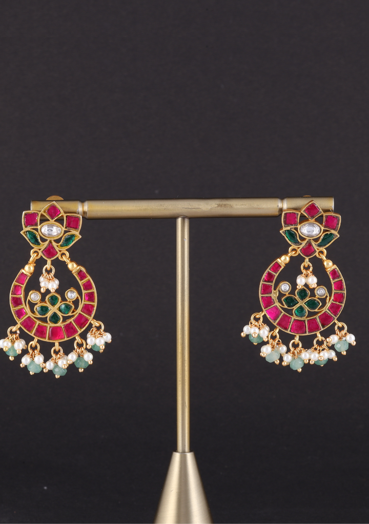 Yamini Jadau Kundan Designer Earring