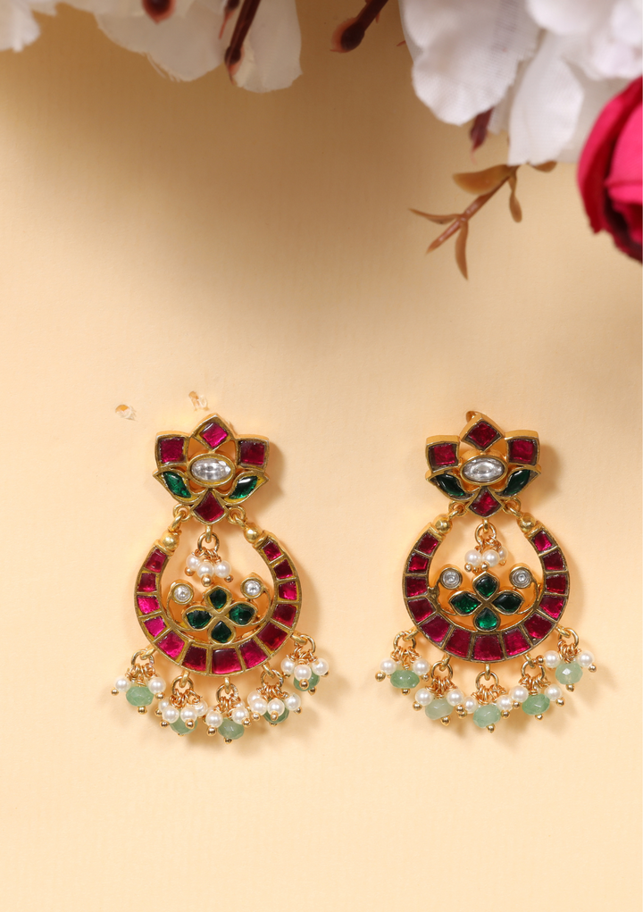 Yamini Jadau Kundan Designer Earring