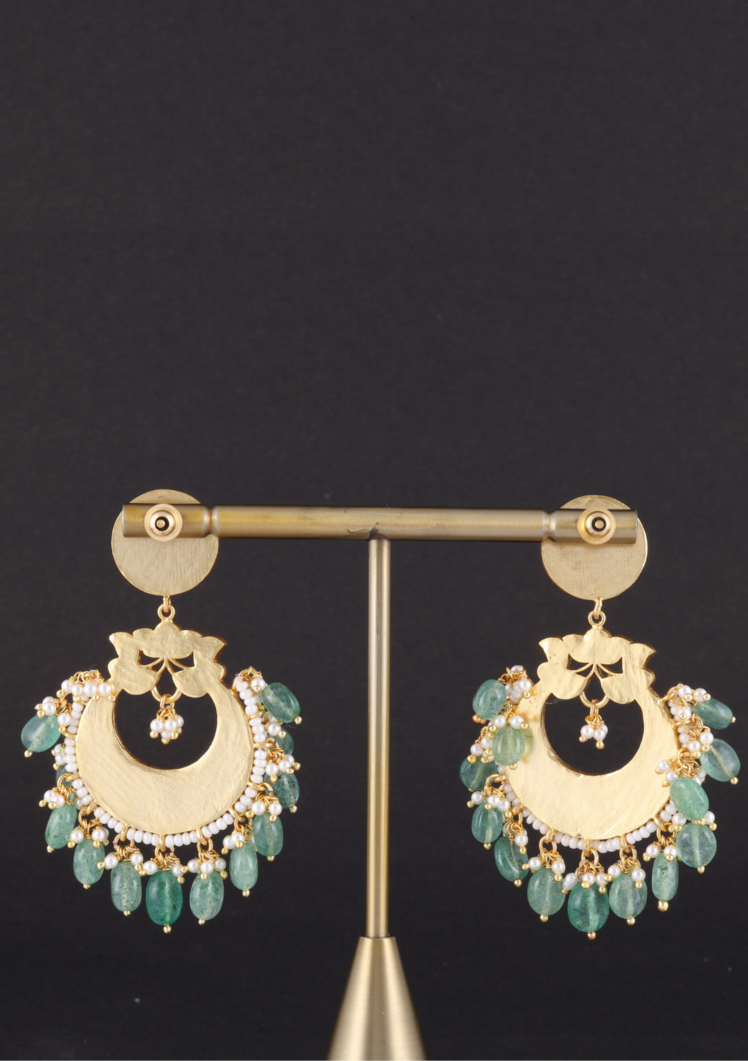 Chitra Jadau Kundan Heavy Earrings