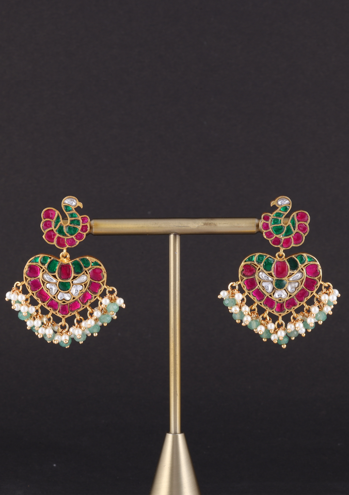 Gitanjali Jadau Kundan Designer Earring