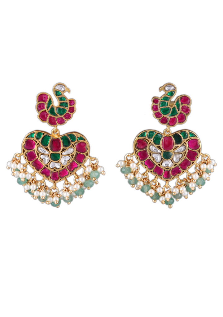 Gitanjali Jadau Kundan Designer Earring
