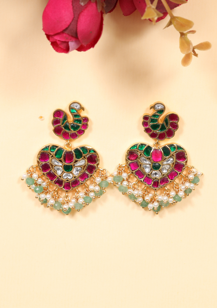 Gitanjali Jadau Kundan Designer Earring