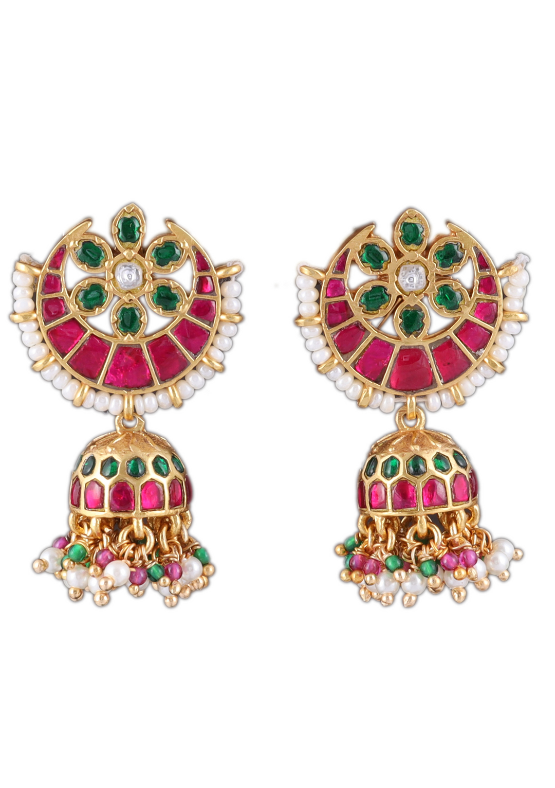 Jivika Jadau Kundan Jhumka Earring