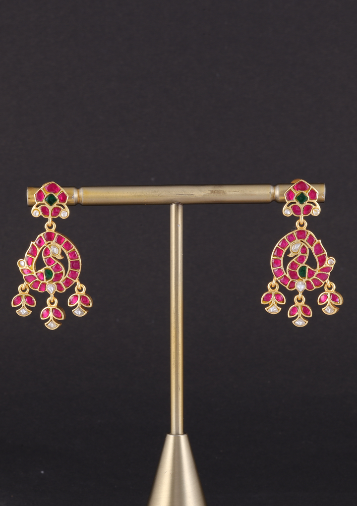 Lisha Jadau Kundan Earring