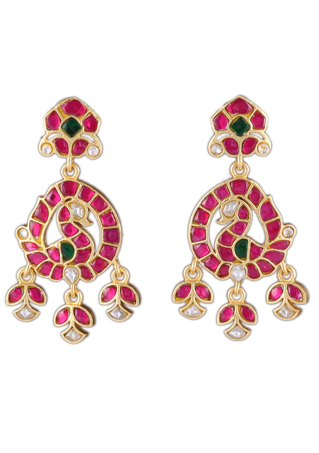 Lisha Jadau Kundan Earring