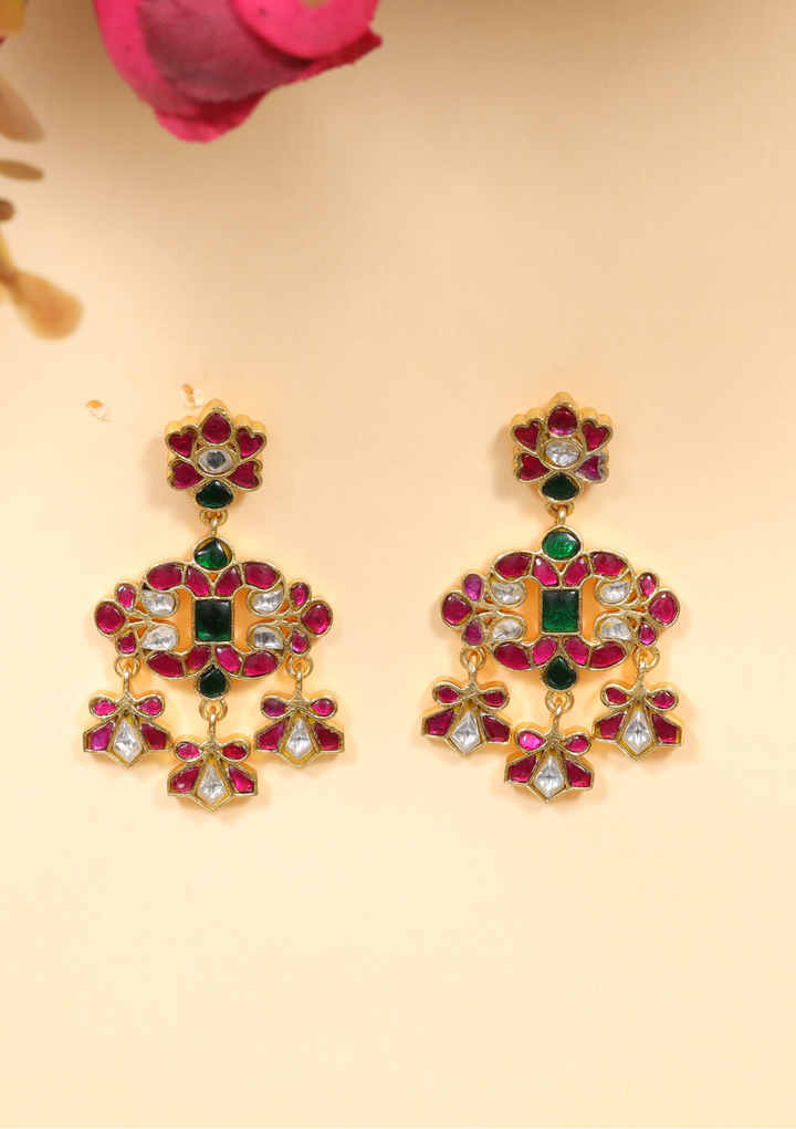 Zeenat Jadau Kundan Designer Earring