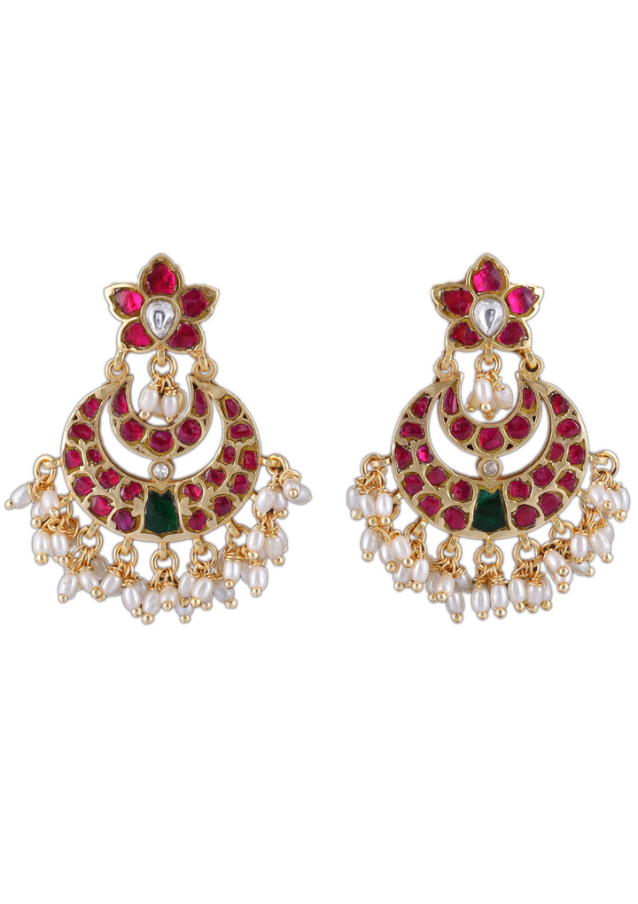 Shivani Jadau Kundan Designer Earring