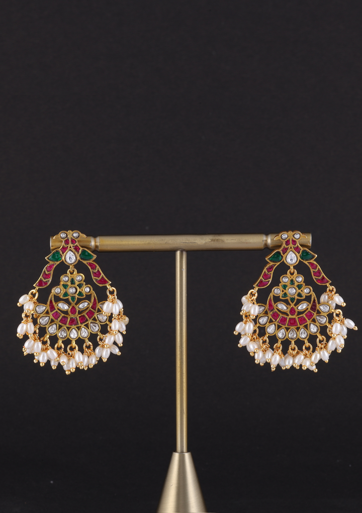 Vrishti Jadau Kundan Designer Earring