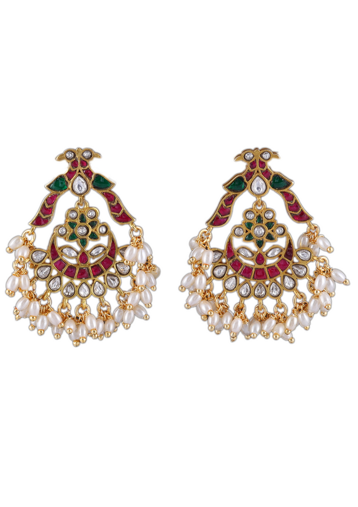 Vrishti Jadau Kundan Designer Earring