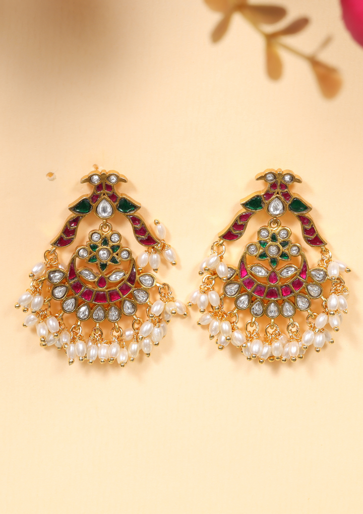 Vrishti Jadau Kundan Designer Earring