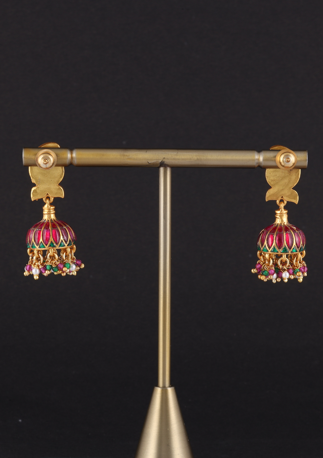 Bhavini Jadau Kundan Elegant Jhumka Earring