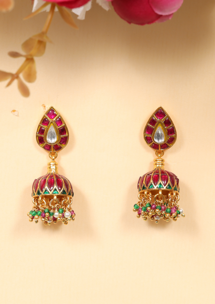 Akriti Jadau Kundan Elegant Designer Earring