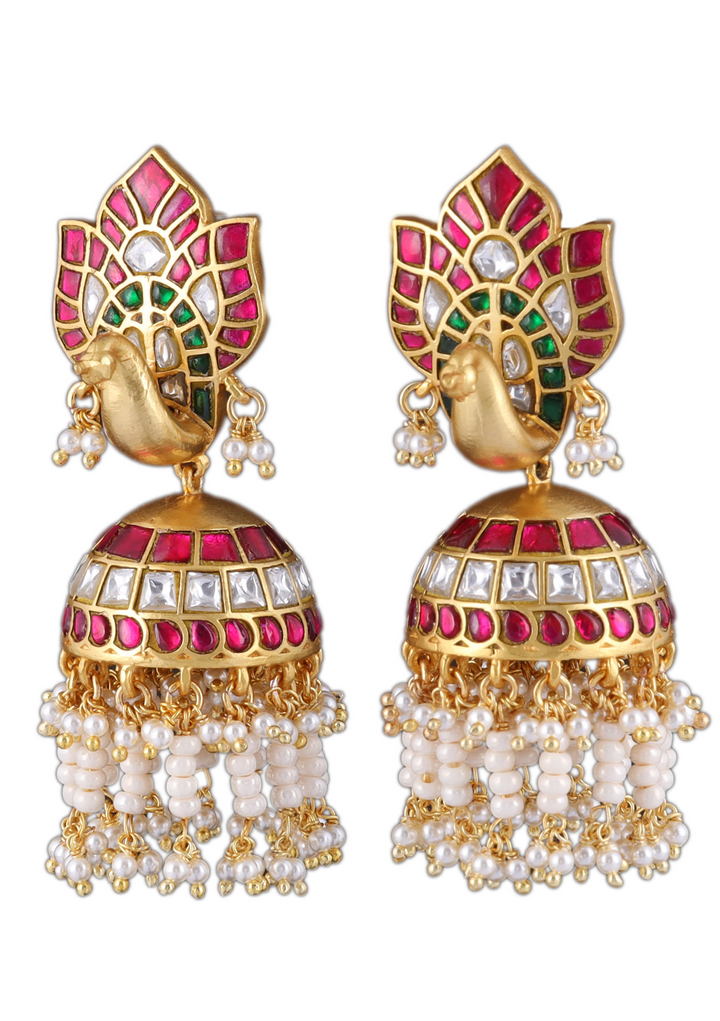 Deepansha Jadau Kundan Statement Earring