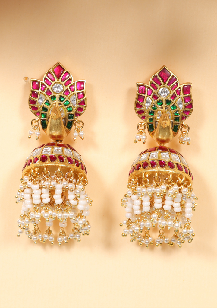 Deepansha Jadau Kundan Statement Earring