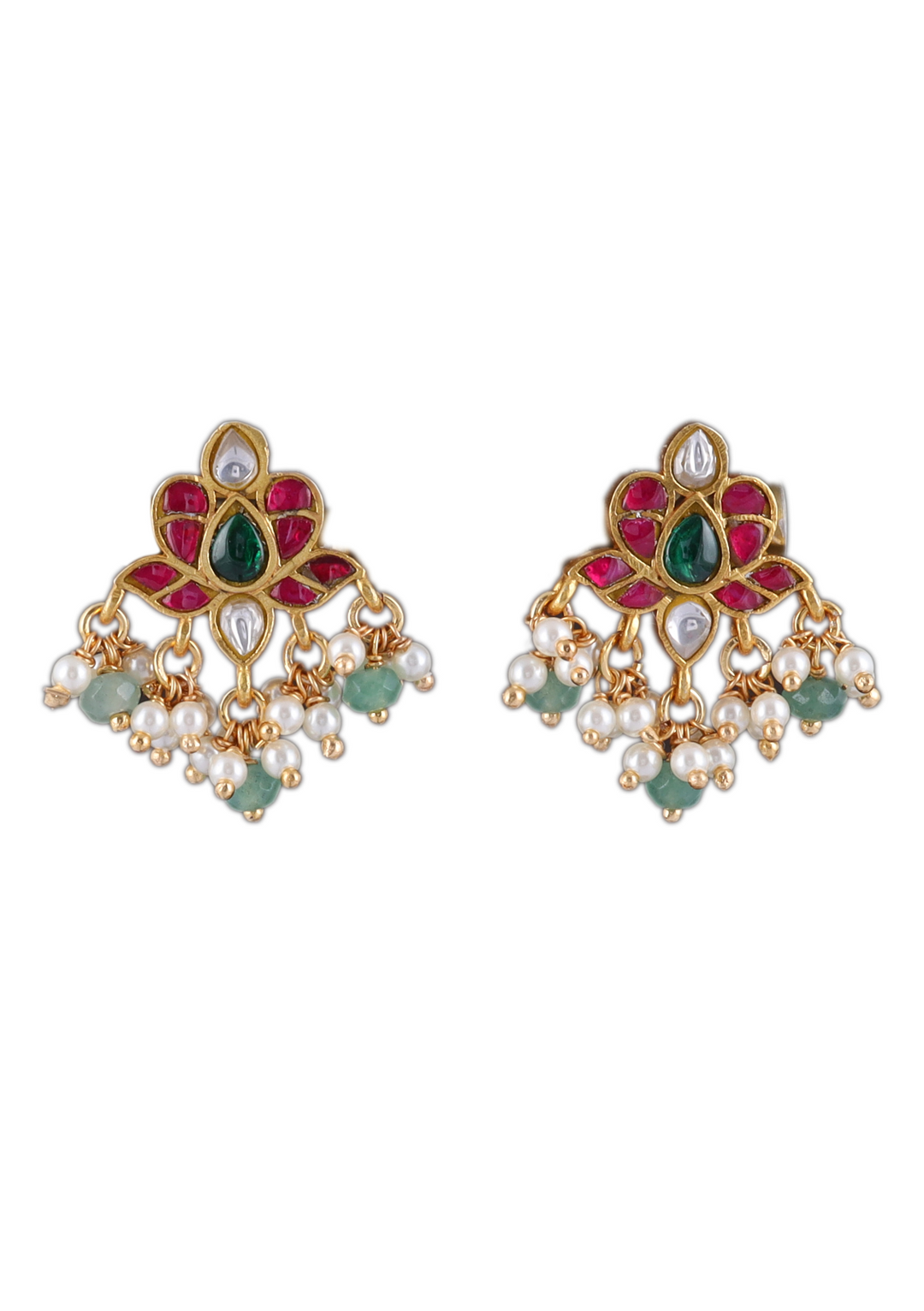 Bhargavi Jadau Kundan Stud Earring