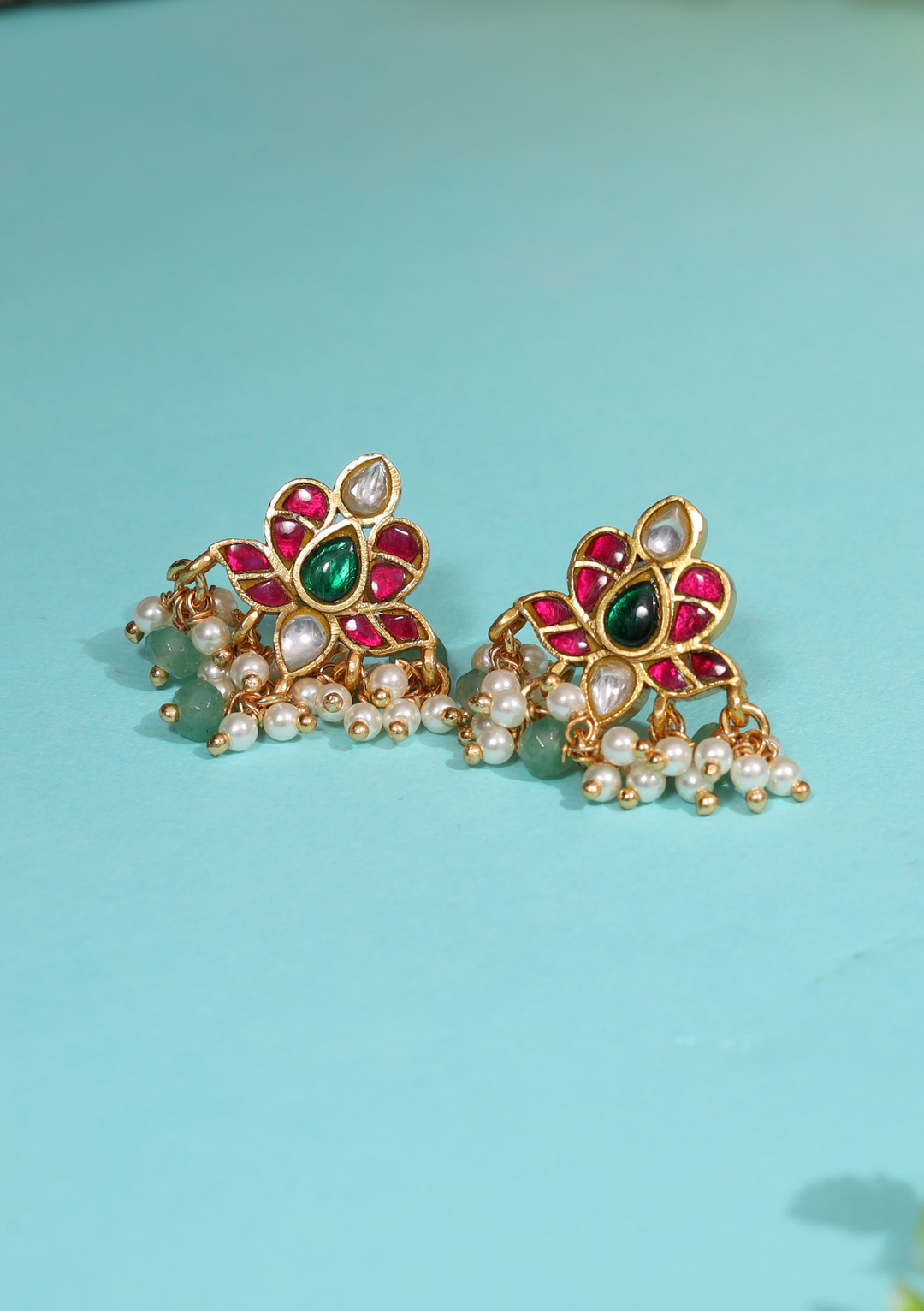 Bhargavi Jadau Kundan Stud Earring
