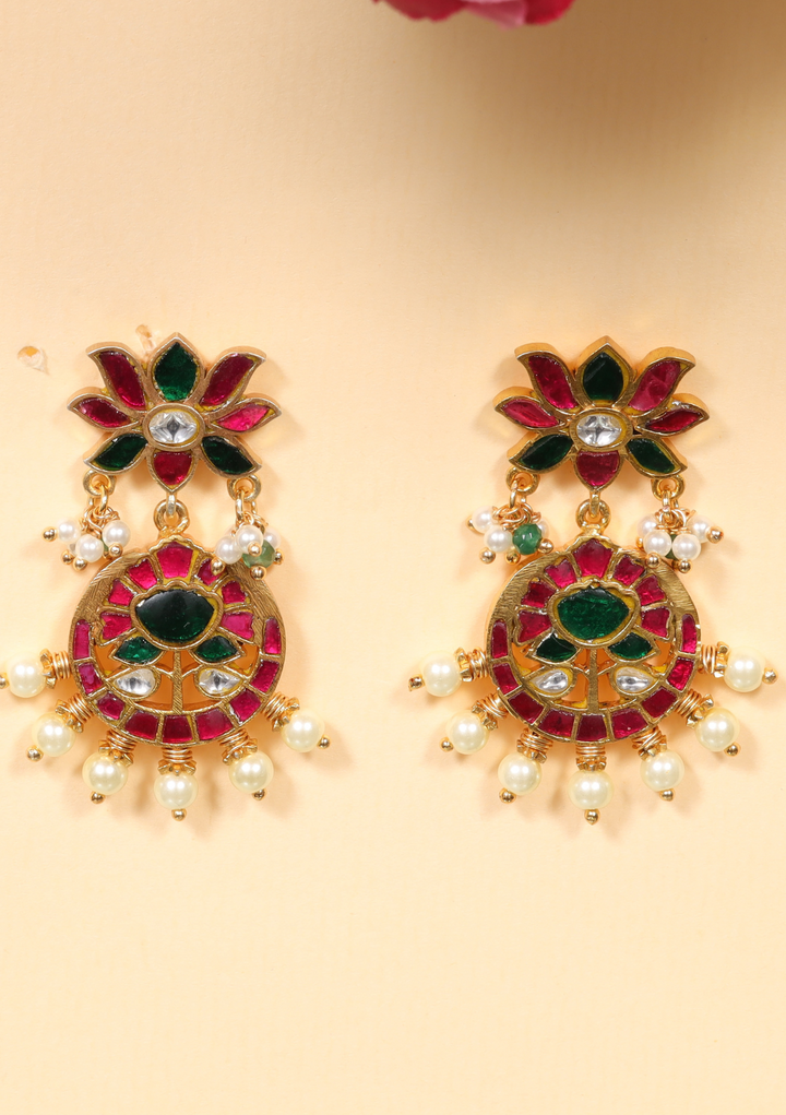 Nandita Jadau Kundan Earring