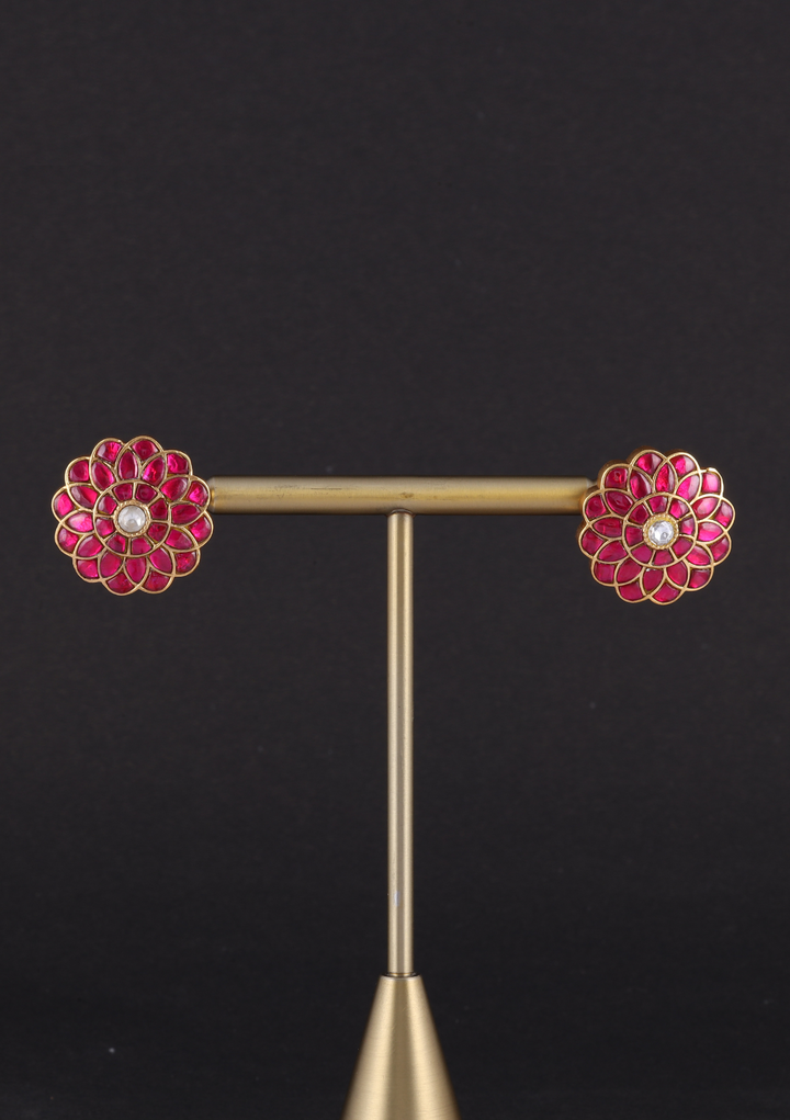 Revati Jadau Kundan Stud Earring