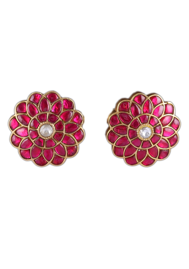 Revati Jadau Kundan Stud Earring