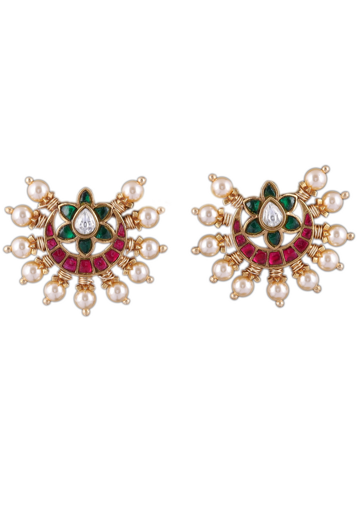 Urisha Jadau Kundan Stud Earring