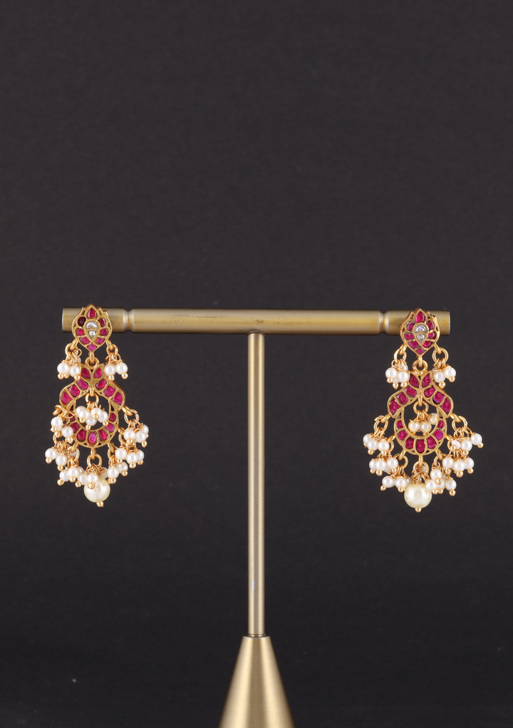 Chitralekha Jadau Kundan Heavy Earring