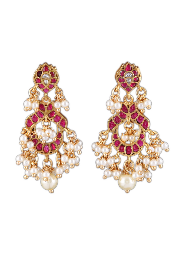 Chitralekha Jadau Kundan Heavy Earring