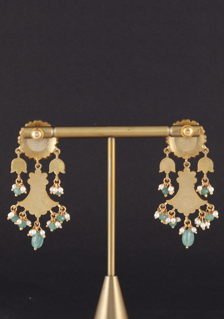 Vinisha Jadau Kundan Floral Earring