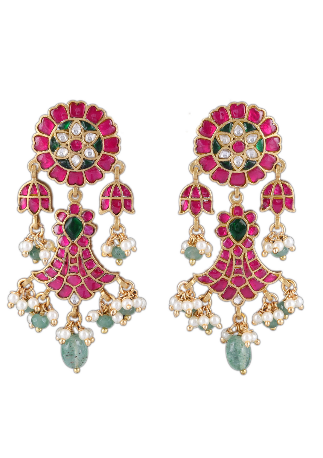 Vinisha Jadau Kundan Floral Earring