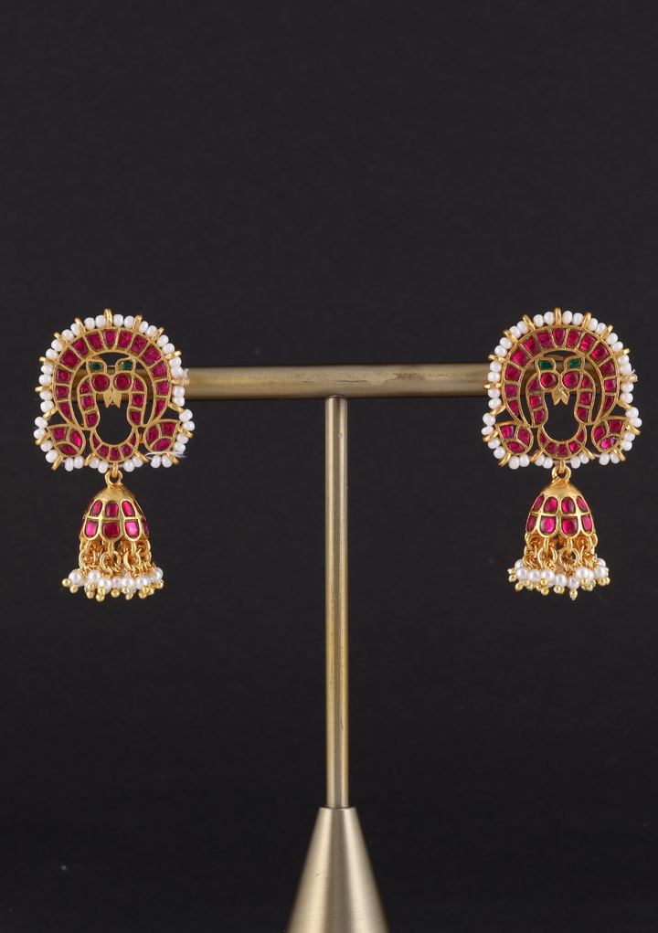 Kanika Jadau Kundan Jhumka Earring