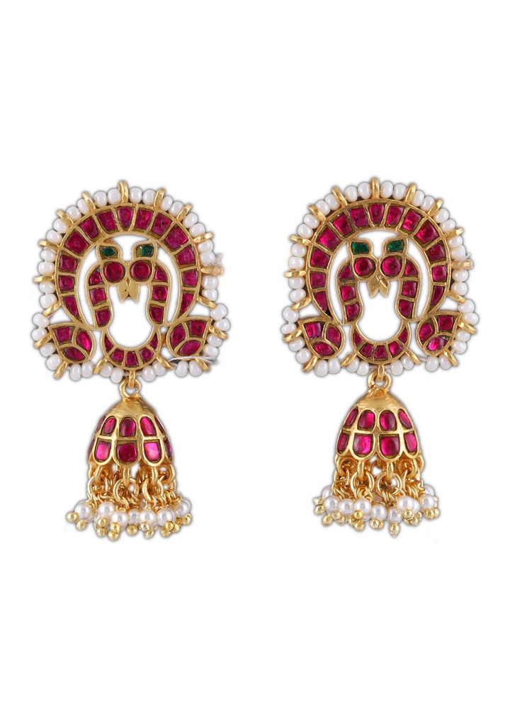 Kanika Jadau Kundan Jhumka Earring
