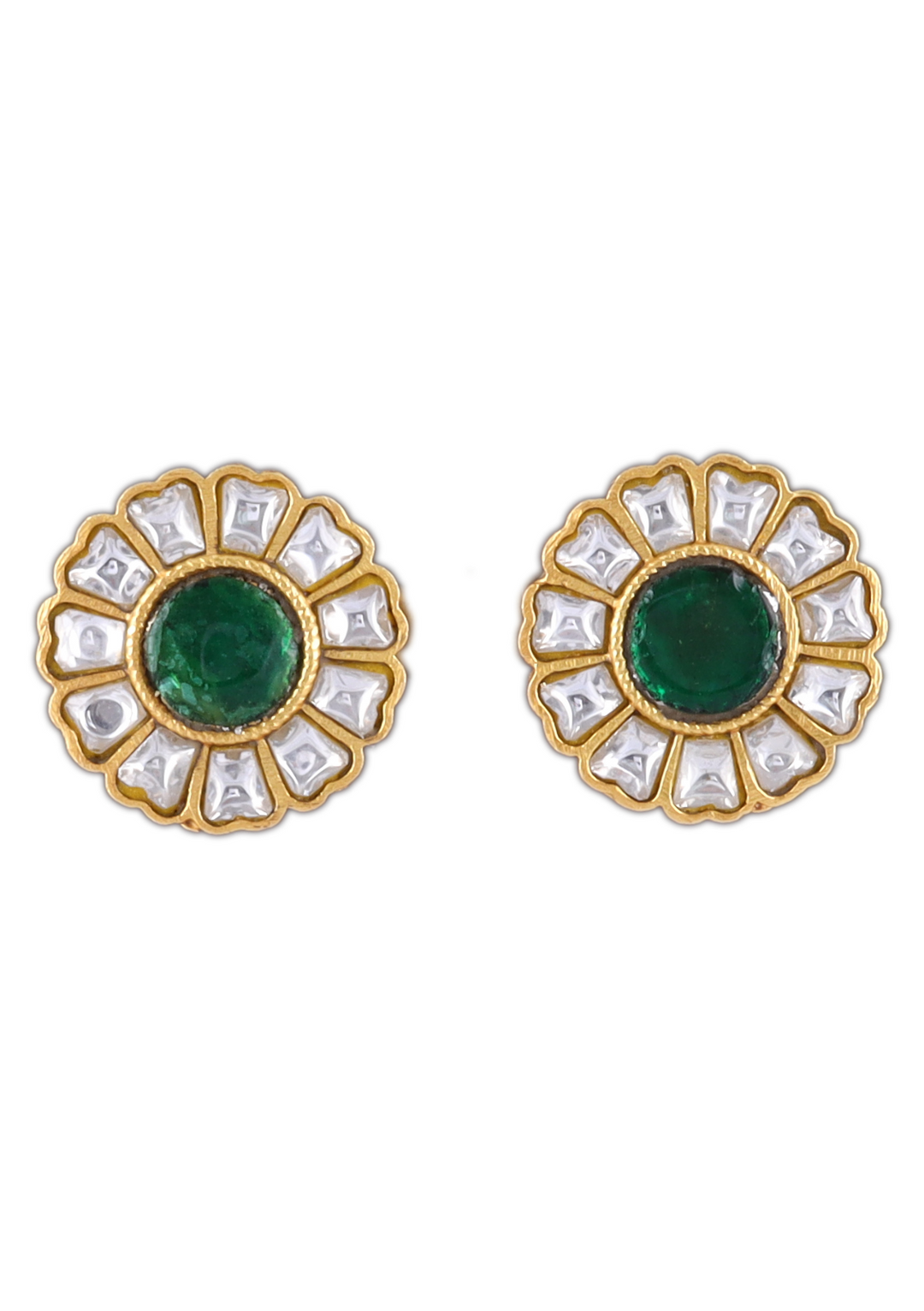 Phool Jadau Kundan Stud Earring
