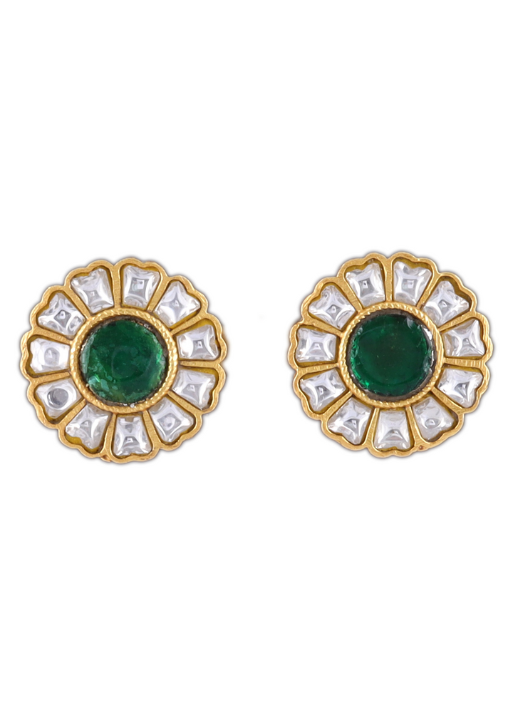 Phool Jadau Kundan Stud Earring