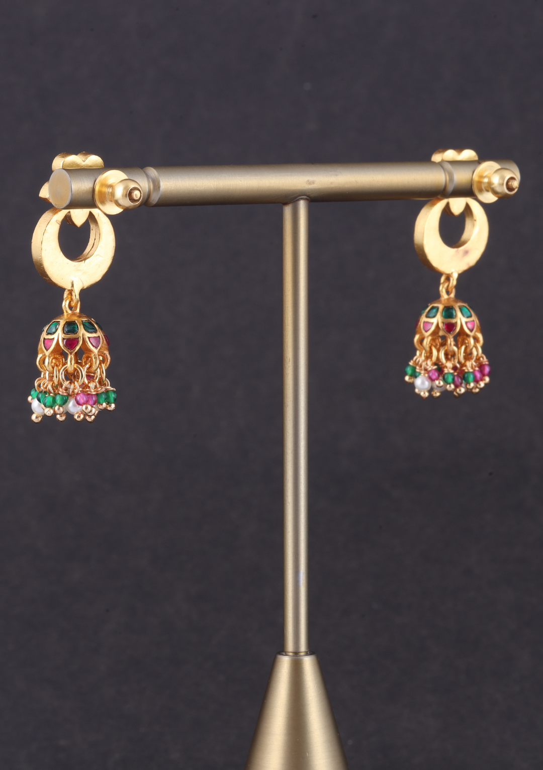 Flawless Jadau Kundan Designer Jhumka Earrings