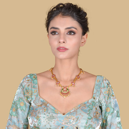 Opulent Jadau Kundan Short necklace